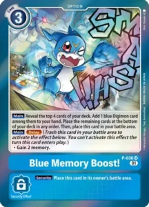 Blue Memory Boost! Digimon Promotion Cards (d Pr) $3