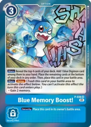 Blue Memory Boost! - Digimon Promotion Cards (D-PR)