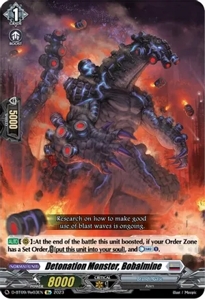 Detonation Monster, Bobalmine