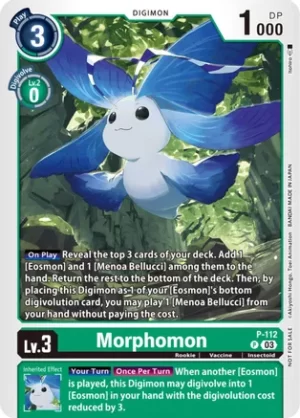 Morphomon (3rd Anniversary Survey Pack) - Digimon Promotion Cards (D-PR)