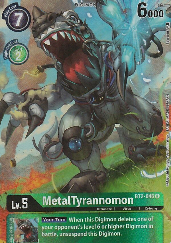 MetalTyrannomon (Alternate Art) - Dimensional Phase (BT11)