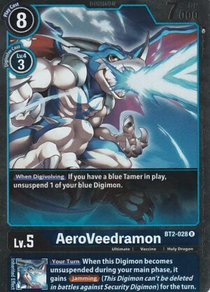 AeroVeedramon - BT2-028 (Battle of Omni Pre-Release) - Release Special Booster (BT01-03)