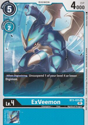 ExVeemon (Winner Pack Double Diamond) - Release Special Booster (BT01-03)