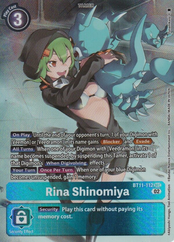 Rina Shinomiya (Alternate Art) - Dimensional Phase (BT11)