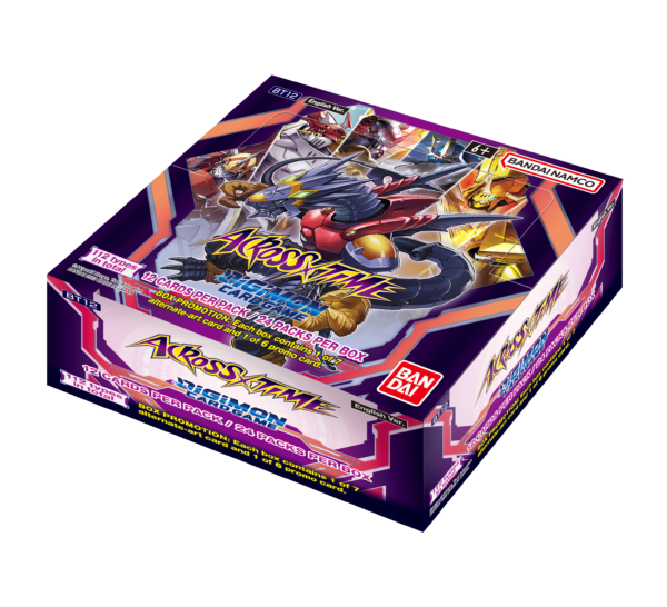 Digimon Card Game Across Time BT12 Booster Display